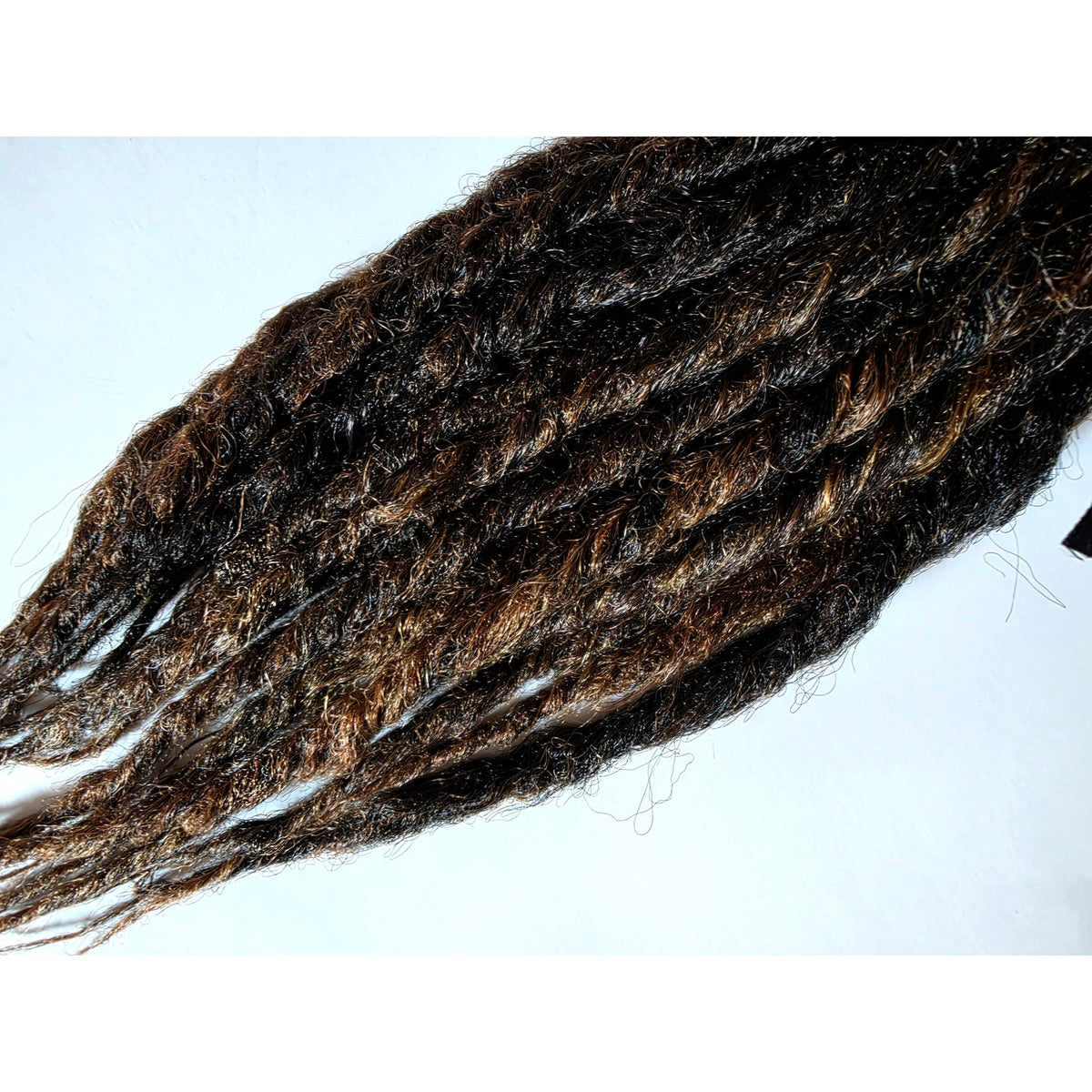 10 SE Single Ended Brown Synthetic Dreads Dreadlocks Hair Extensions Knotty