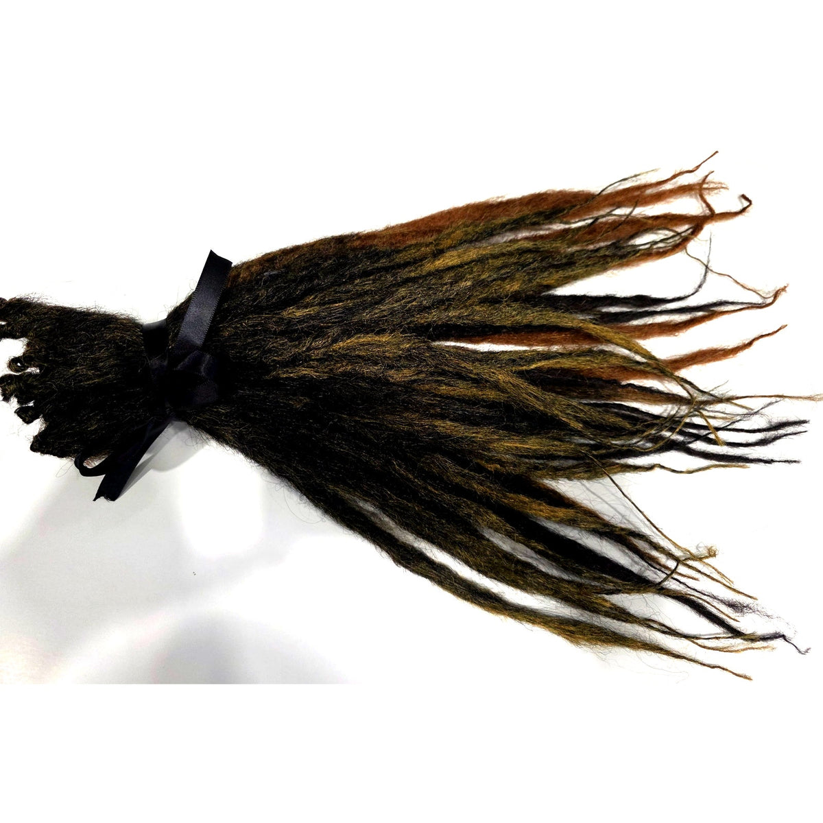 50 SE Single Ended Synthetic Dreads Brown Auburn Blonde Knotty Natural Style