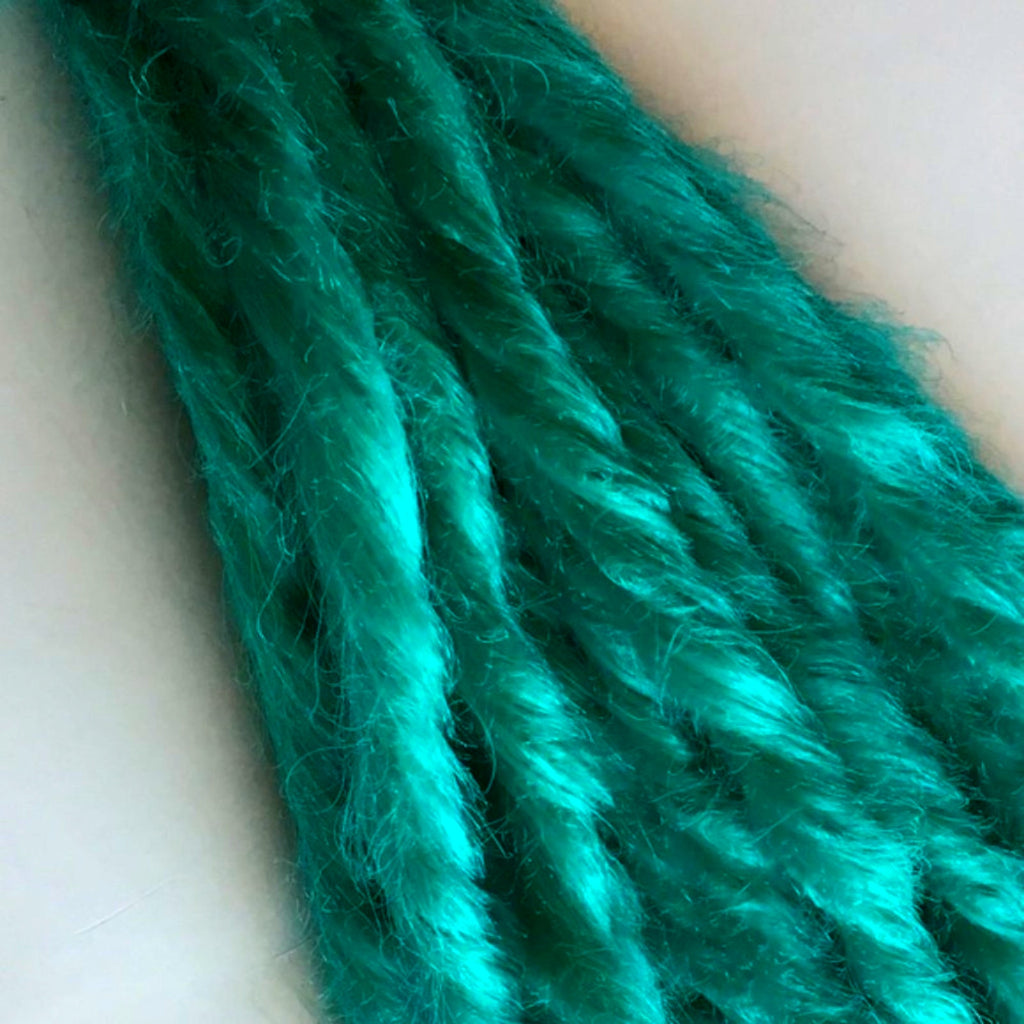 25 SE Single Ended Aqua Teal Green Dreads Dreadlocks Hair Extensions