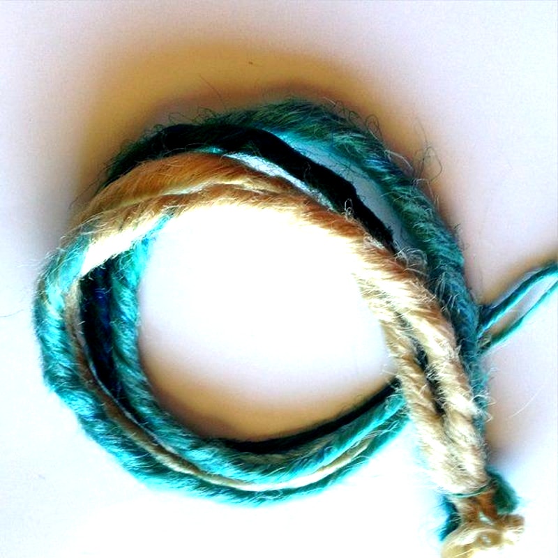5 SE Single Ended Dreads Dreadlocks Hair Extensions Blonde Blue Green