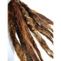 10 SE Single Ended Thick Knotty Brown Blend Dreads Dreadlock Hair Extensions