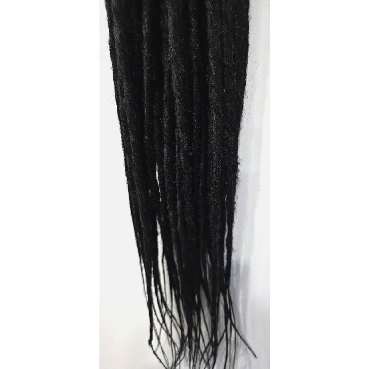 50 SE Single Ended Black #1 Synthetic Dreads Dreadlock Hair Extensions