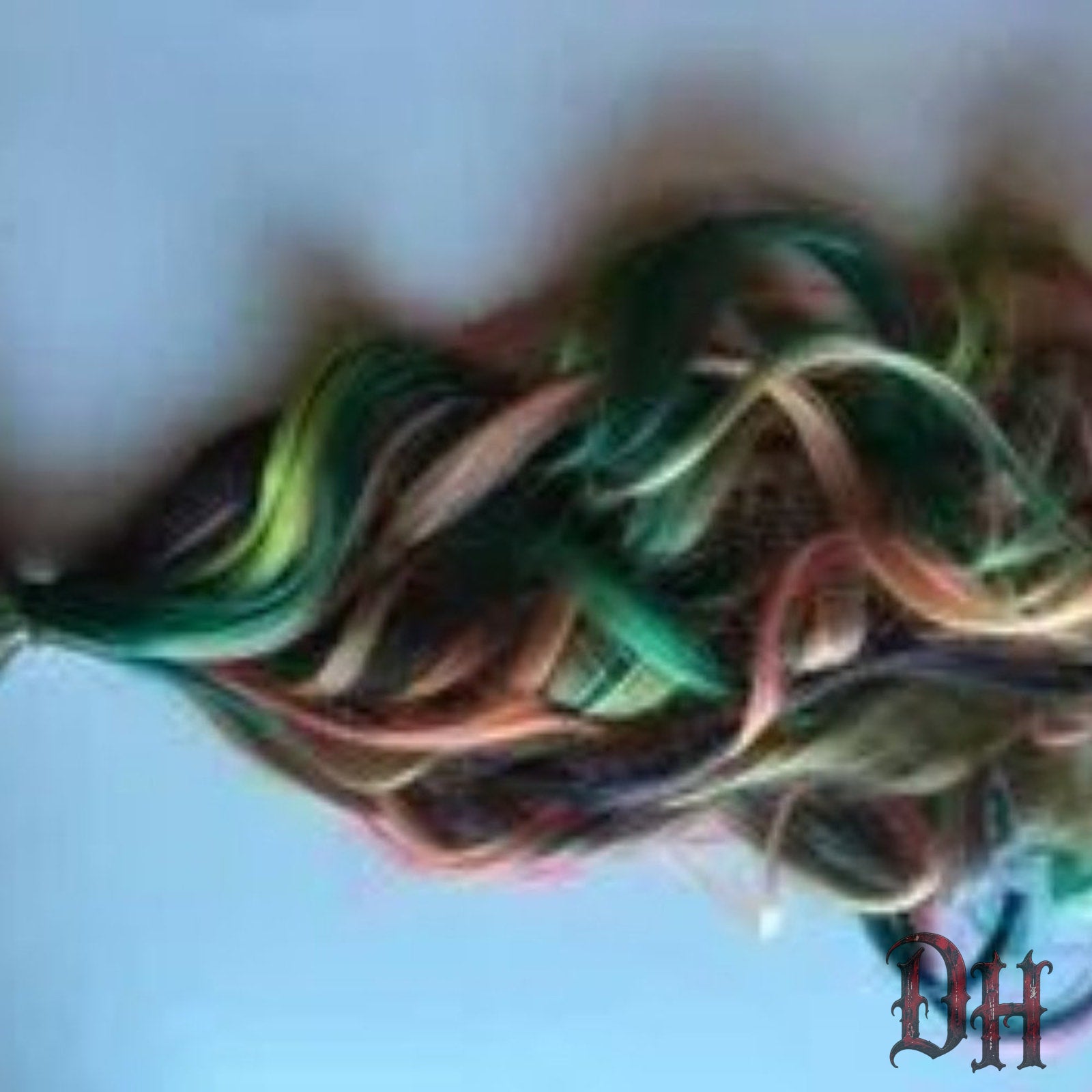 (10) Pastel Rainbow Human Hair Clip or Tape in Extensions