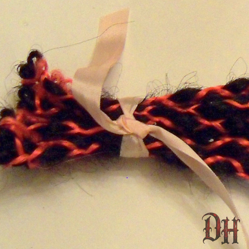 10 SE Single Ended Black Hot Pink Braids Dreads Hair Extensions