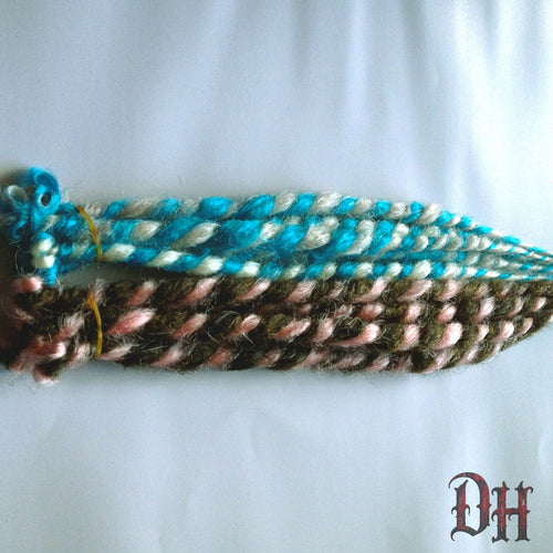 10 SE Single Ended Candy Cane Dreads Dreadlocks Hair Extensions