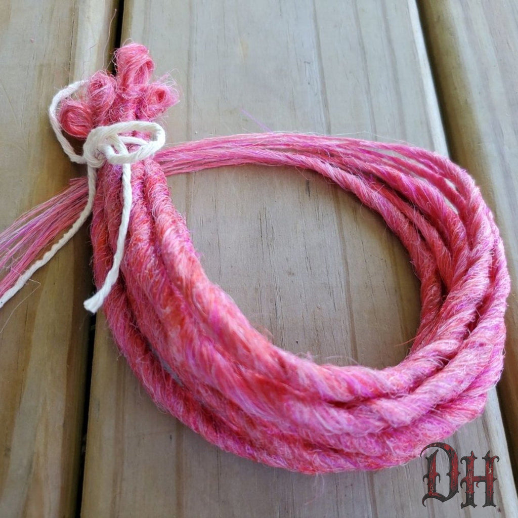 10 SE Single Ended Cupcake Pink Dreads Dreadlock Hair Extensions
