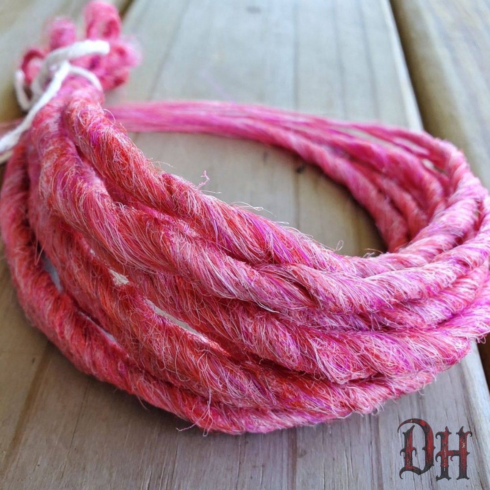 10 SE Single Ended Cupcake Pink Dreads Dreadlock Hair Extensions