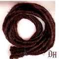 10 SE Single Ended Dark Auburn Dread Dreadlock Hair Extensions