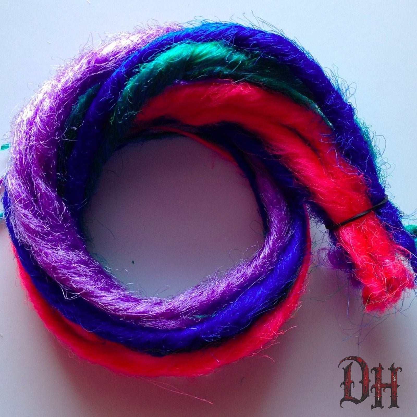 10 SE Single Ended Dreads Dreadlocks Hair Extensions Bright Colors