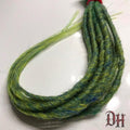 10 SE Single Ended Green Blend Dreads Dreadlock Hair Extensions