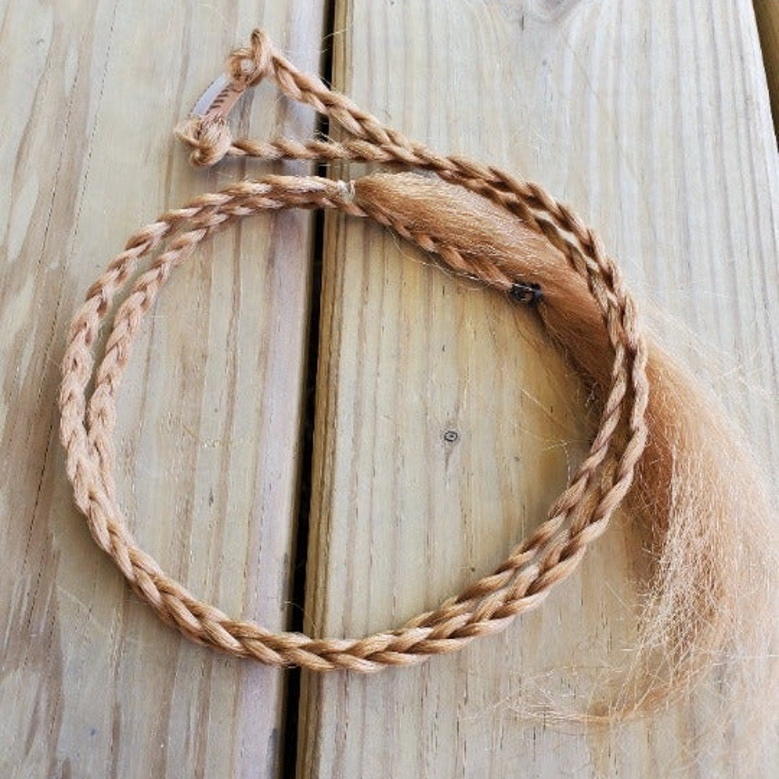 Blonde Clip in Braids Hair Extension NEW