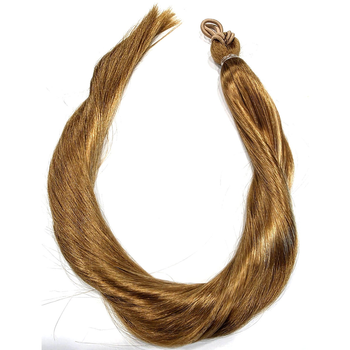 Dark golden blonde ponytail extension 24 inch, color 27 strawberry blonde hair fall