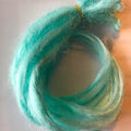 10 SE Single Ended Ice Blue Dreads Dreadlocks Hair Extensions