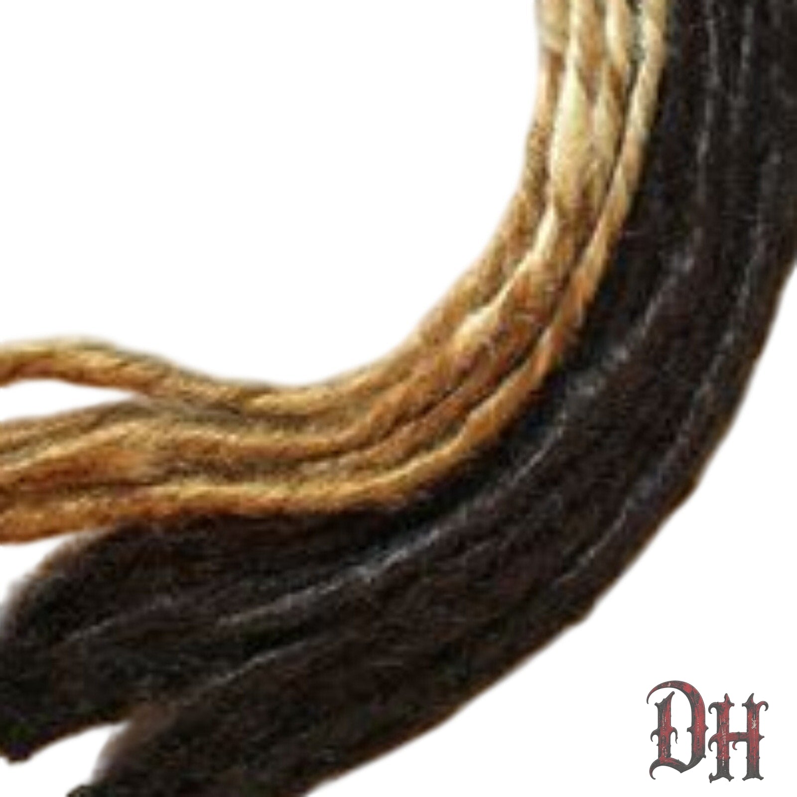15 Clip in Dreads Dreadlocks Hair Extensions Brown Blonde