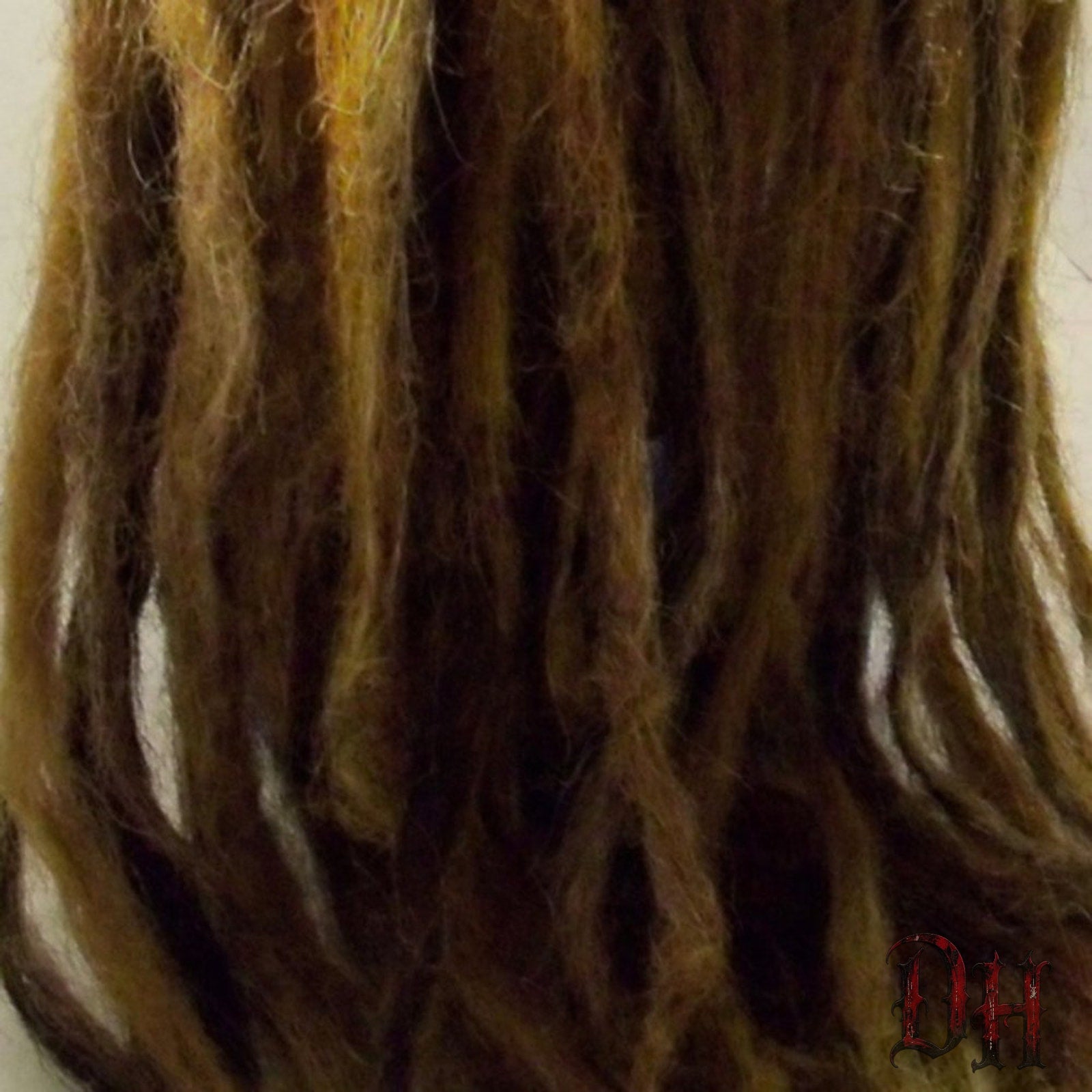 15 DE Double Ended Synthetic Dreads Dreadlock Hair Extensions Knotty Brown Blonde Natural