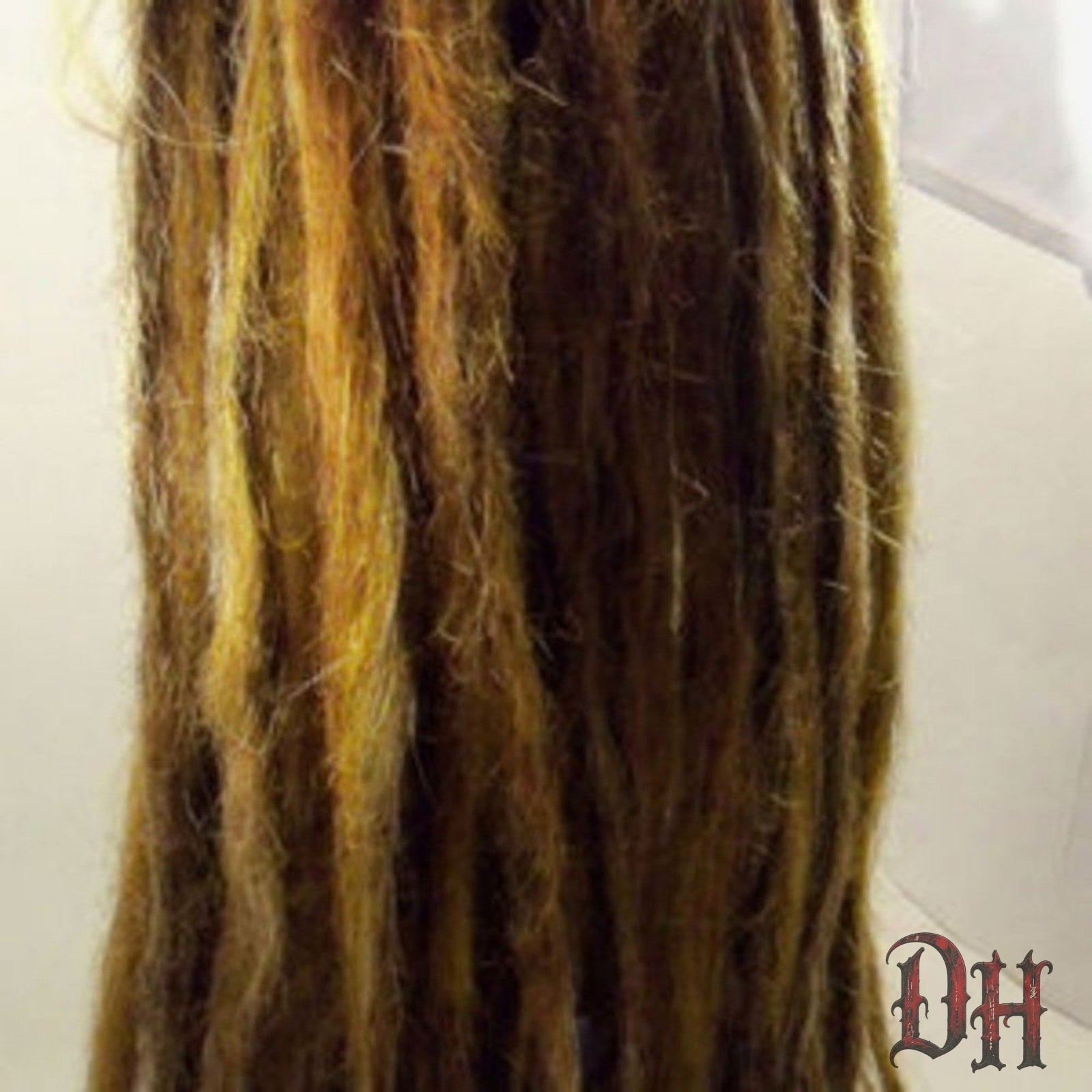 15 DE Double Ended Synthetic Dreads Dreadlock Hair Extensions Knotty Brown Blonde Natural
