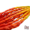 15 SE Single Ended Fire Flame Dreads Dreadlocks Hair Extension NEW
