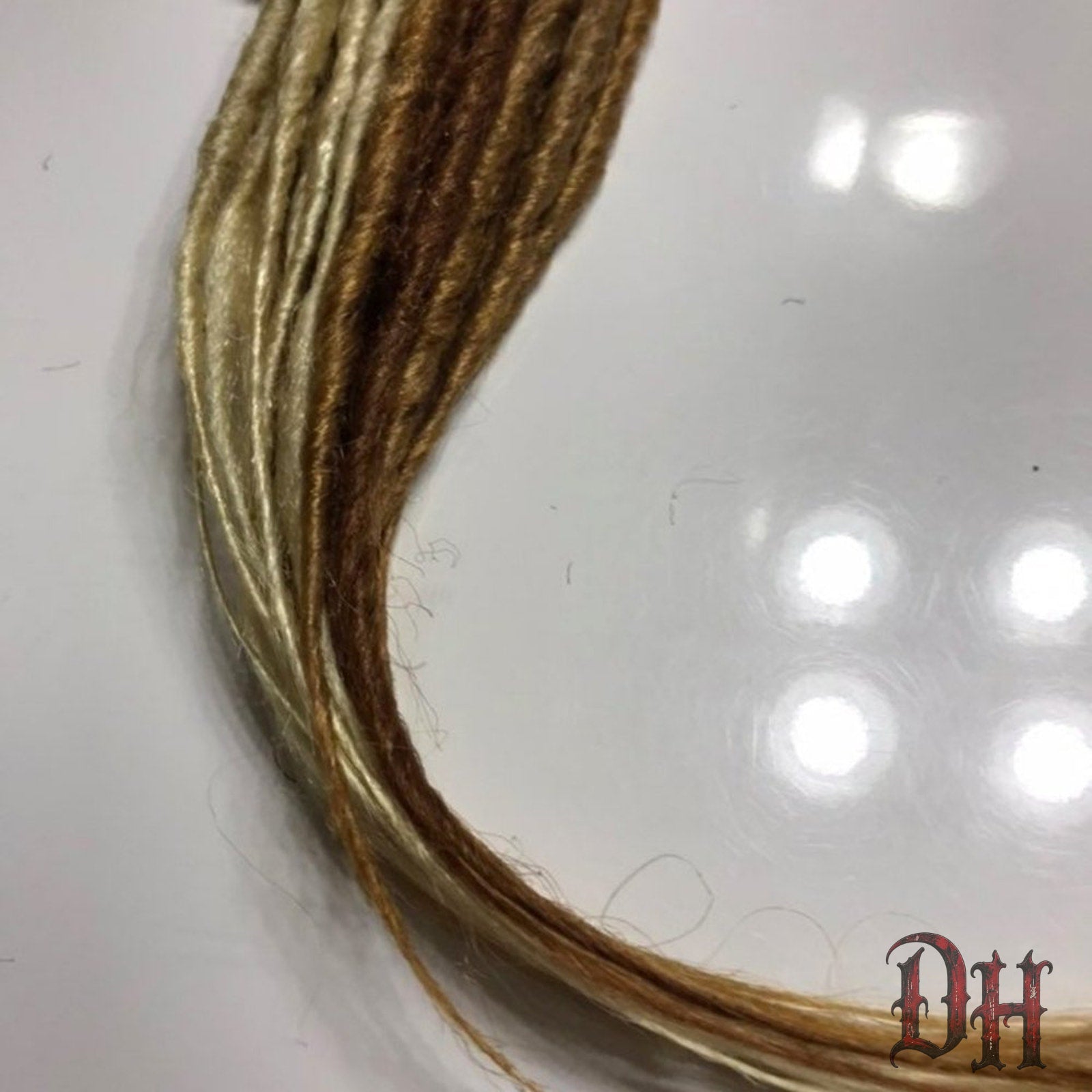 15 SE Single Ended Mix Blonde Dreads Dreadlocks Hair Extensions