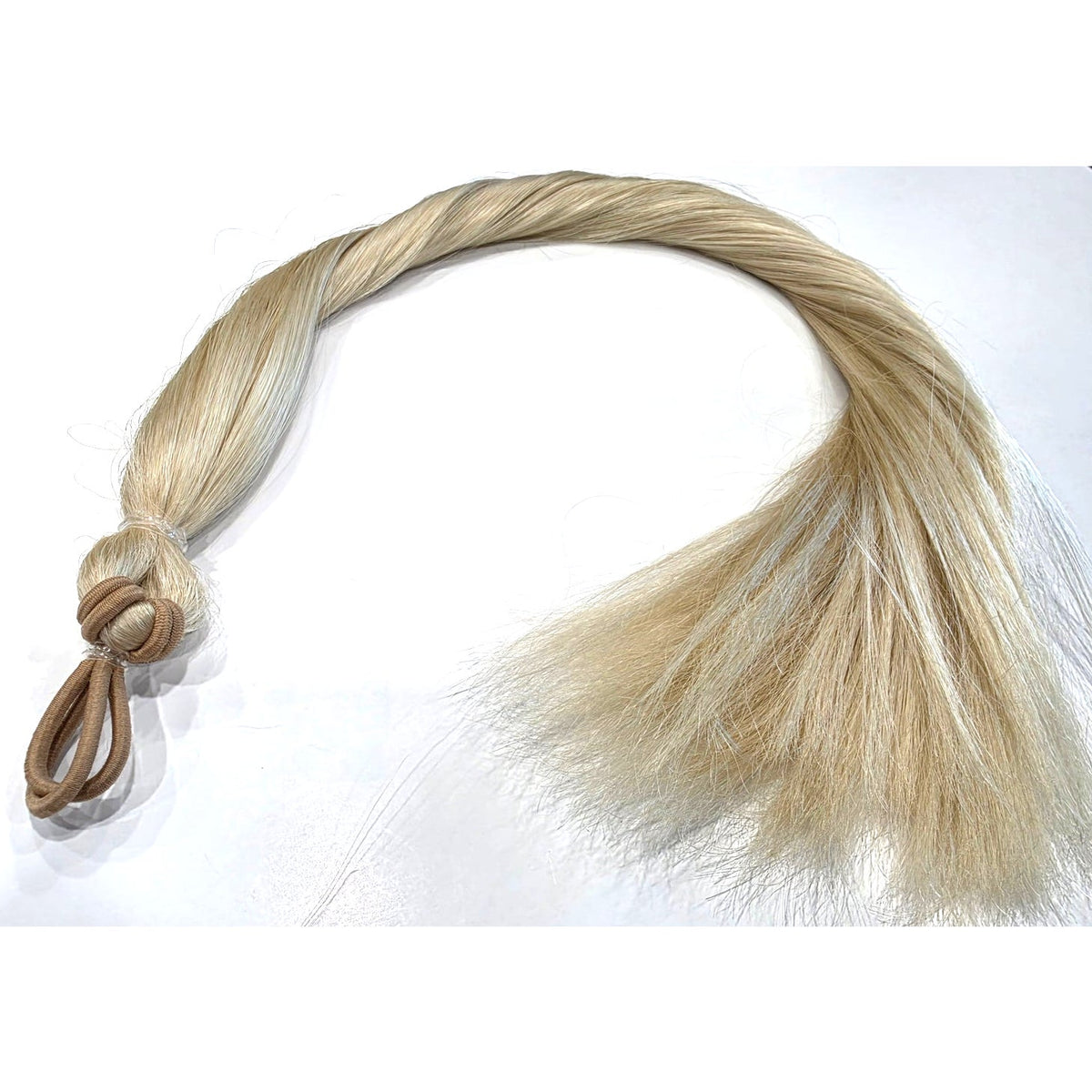 613 platinum blonde ponytail extension 24 inch straight synthetic hair fall