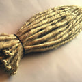 40 SE Single Ended Light Blonde Synthetic Dreads Dreadlocks Hair Extensions