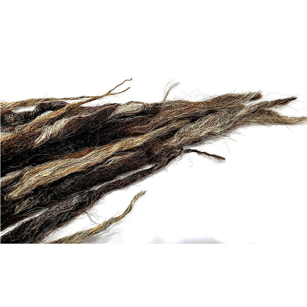 10 SE Single Ended Brown Blonde Natural Style Dreads Dreadlocks Hair Extensions