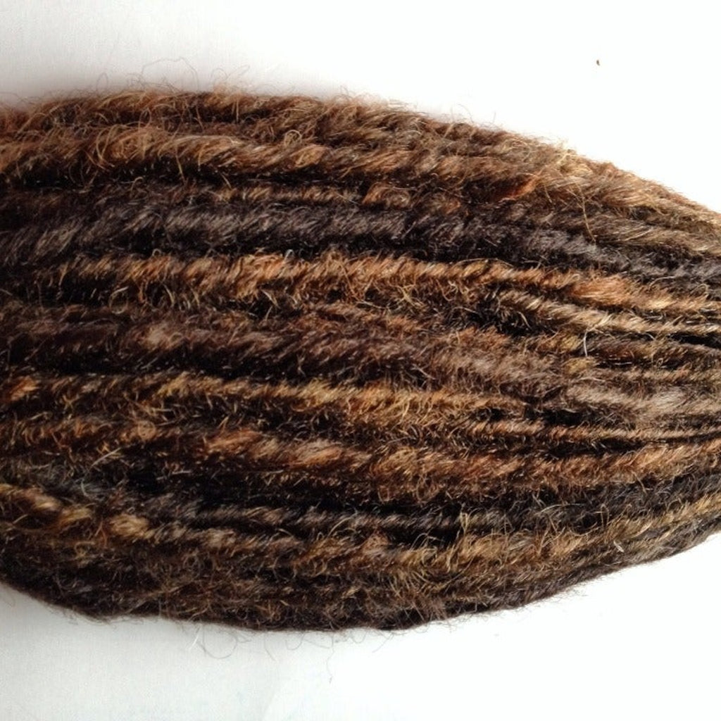 50 SE Single Ended Brown Mix Dreads Dreadlock Hair Extension Extenders