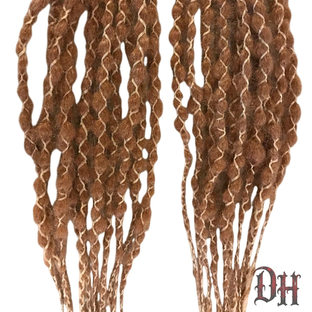 (2) Dread Dreadlock Braid Pony Fall Hair Extension