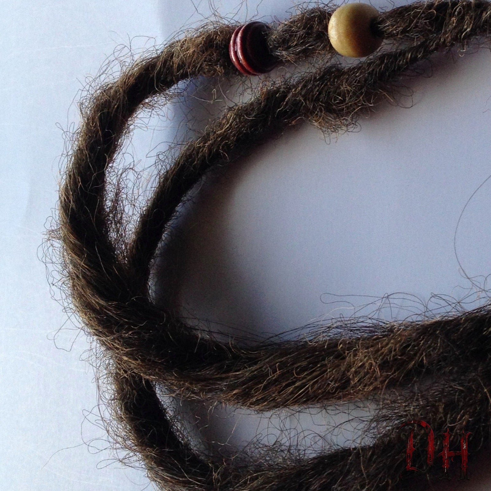 2 SE Single Ended Dreads Dreadlocks Hair Extensions Brown