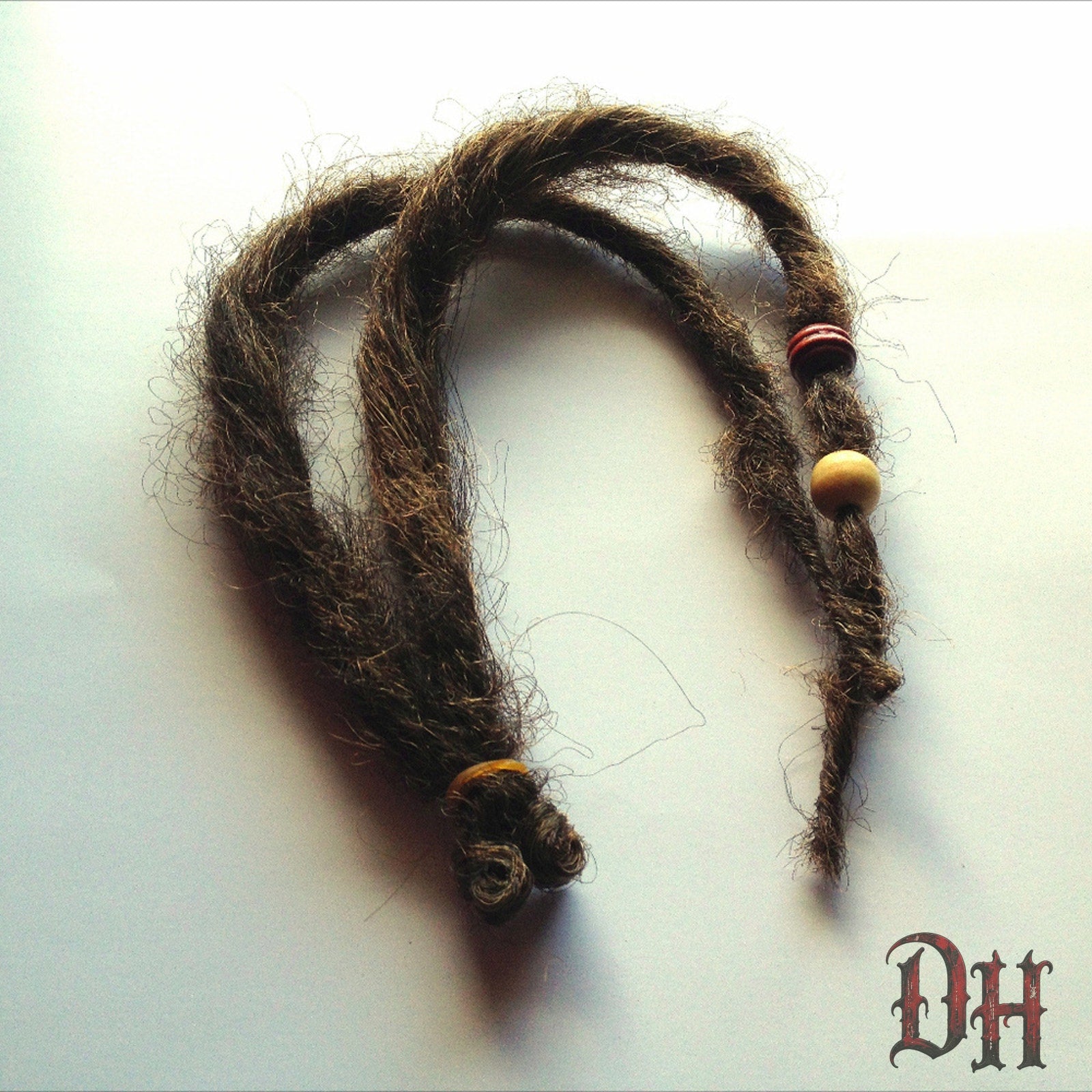 2 SE Single Ended Dreads Dreadlocks Hair Extensions Brown