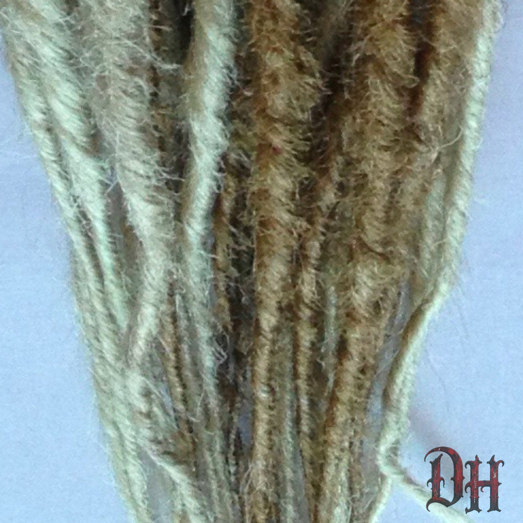 20 SE Single Ended Blonde Dreads Dreadlocks Hair Extensions