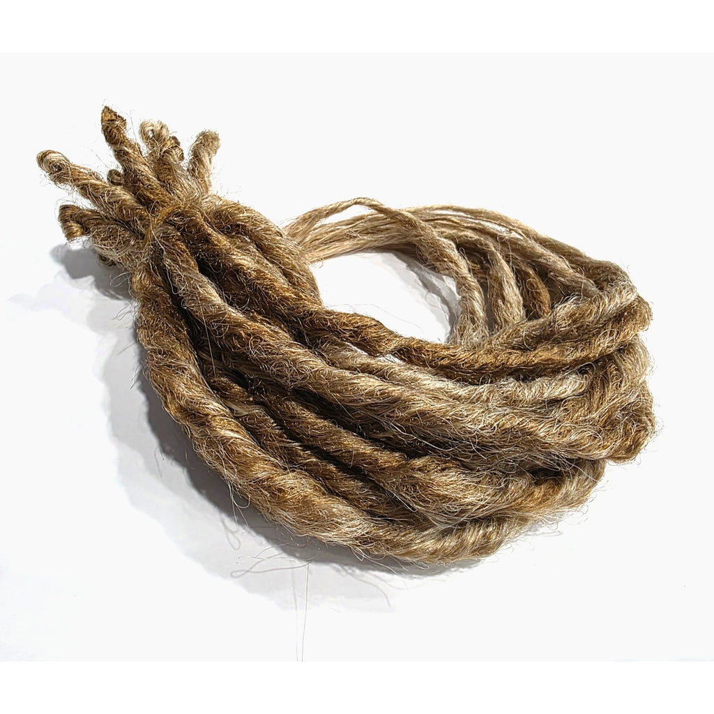 10 SE Single Ended Medium Blonde Dreads Dreadlocks Hair Extensions Knotty