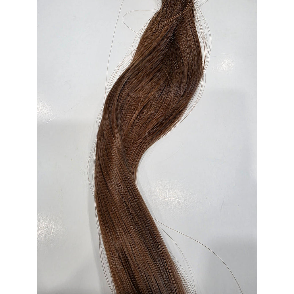 Light auburn ponytail extension 24 inch, color 30 reddish brown straight synthetic hair fall