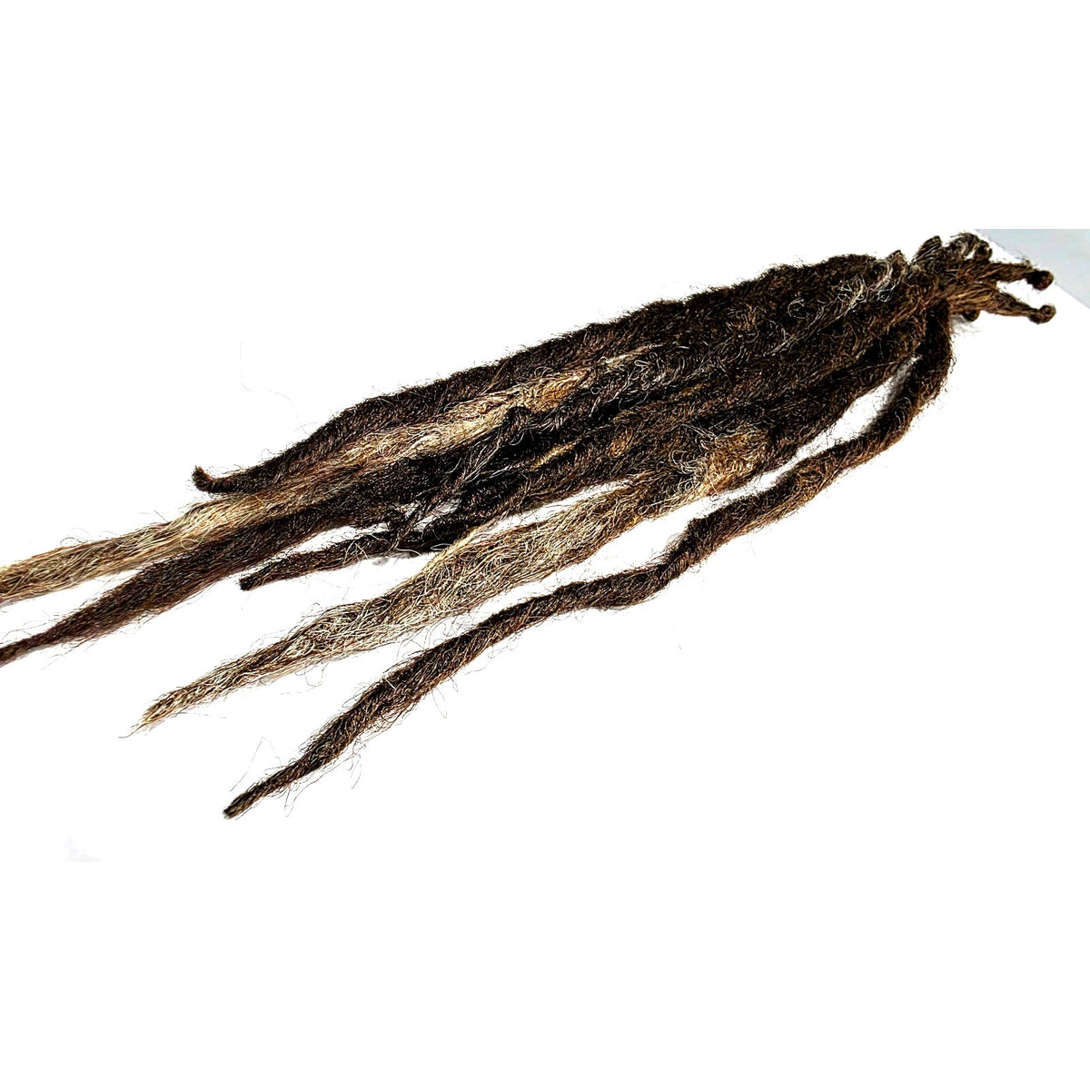 10 SE Single Ended Knotty Brown Blonde Synthetic Dread Dreadlock Hair Extensions