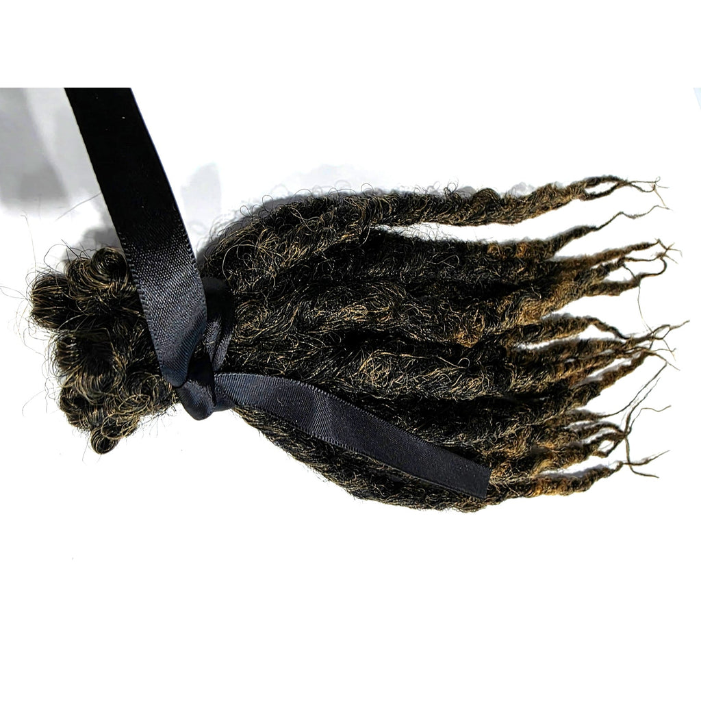 15 SE Single Ended Synthetic Dreads Dreadlocks Hair Extensions Dark Brown Ombre
