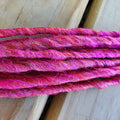 10 SE Single Ended Dark Pink Dreads Dreadlock Hair Extensions
