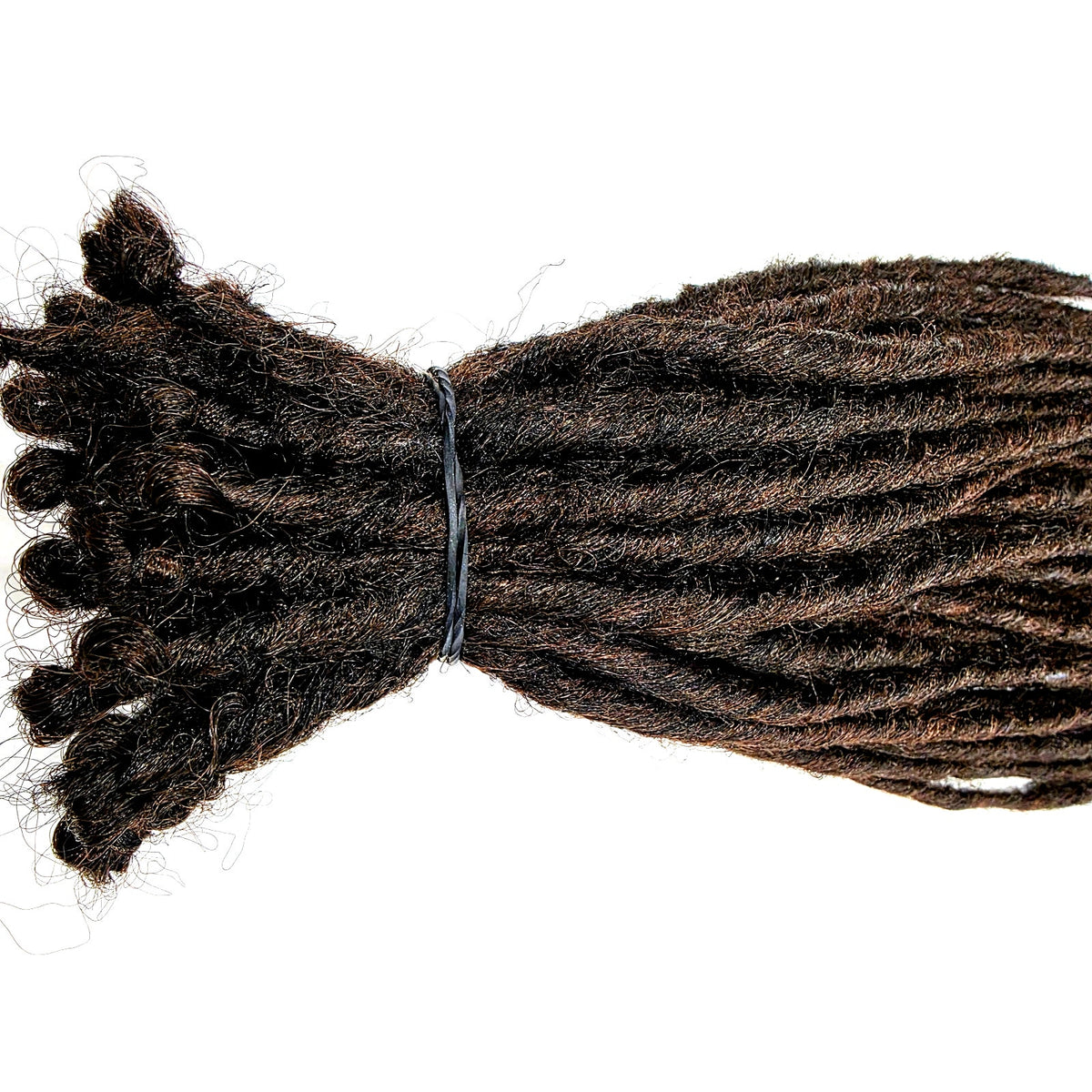 40 SE Single Ended Dark Brown Synthetic Dreads Dreadlock Hair Extensions