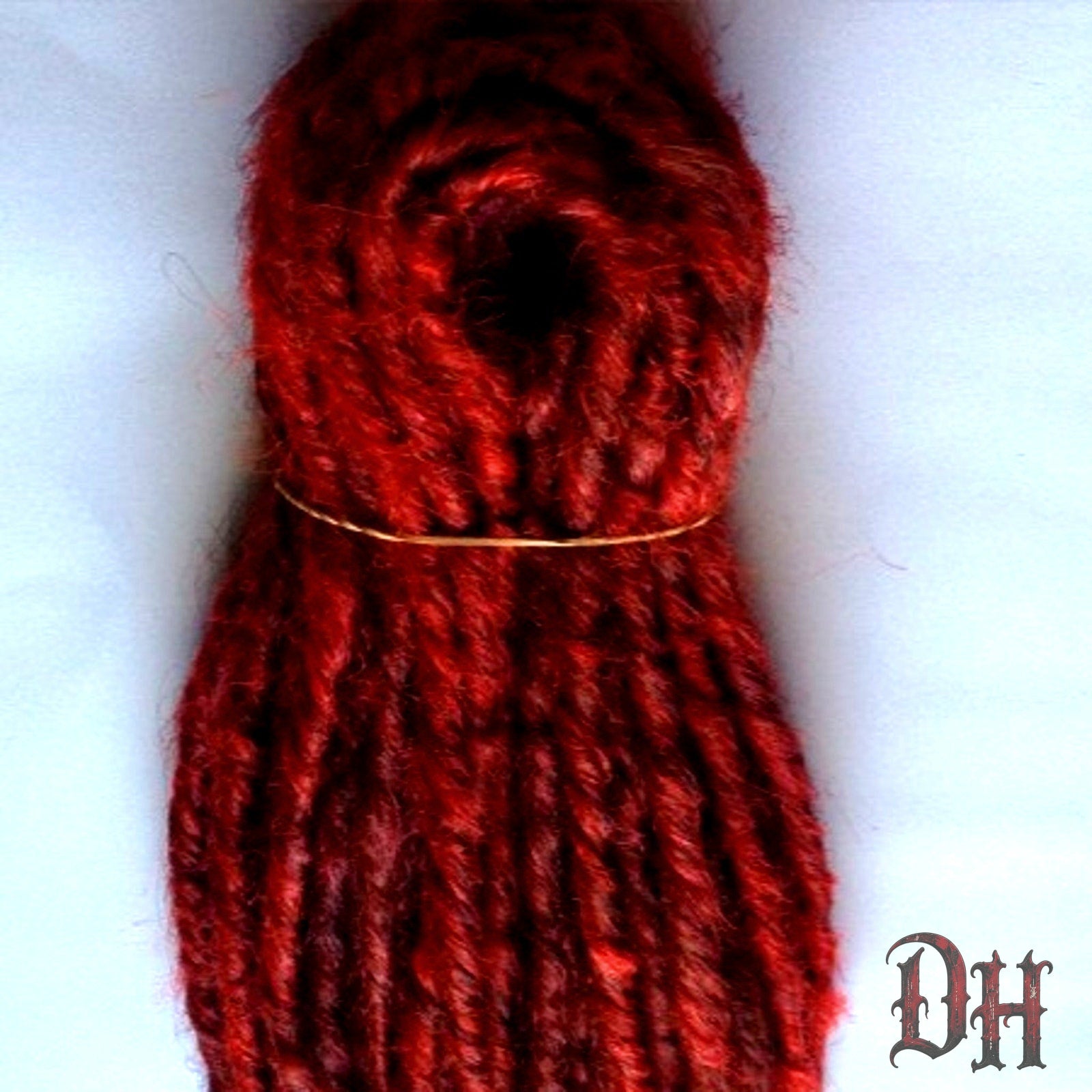 30 Red DE Double Ended Dreads Dreadlocks Hair Extensions