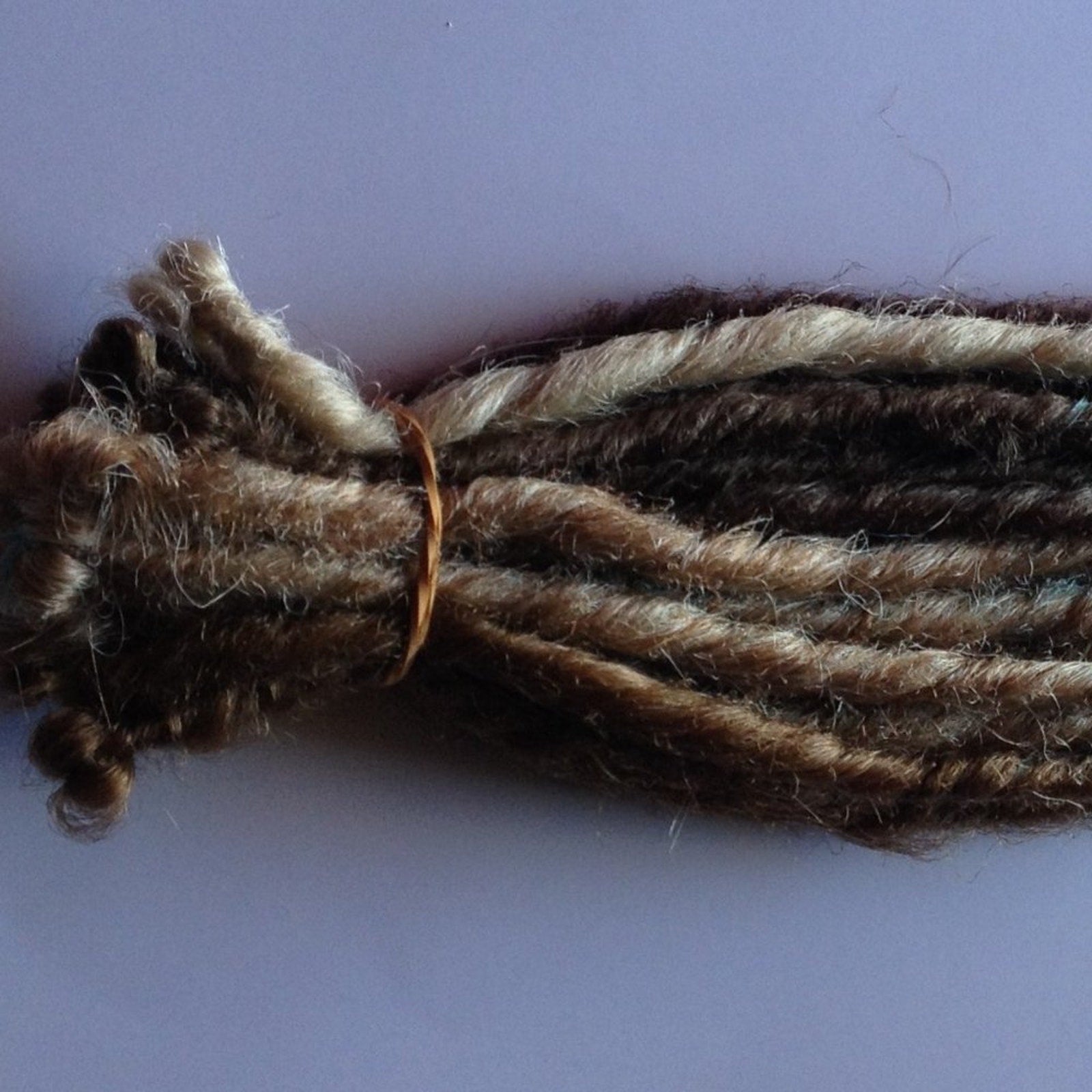Brown Blonde Blue Dreads Dreadlock Hair Extensions