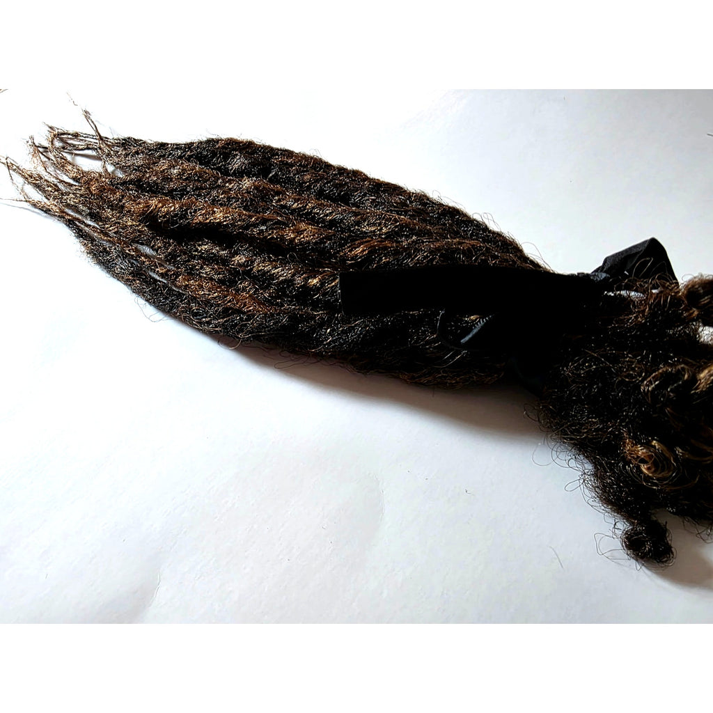 10 SE Single Ended Brown Synthetic Dreads Dreadlocks Hair Extensions Knotty