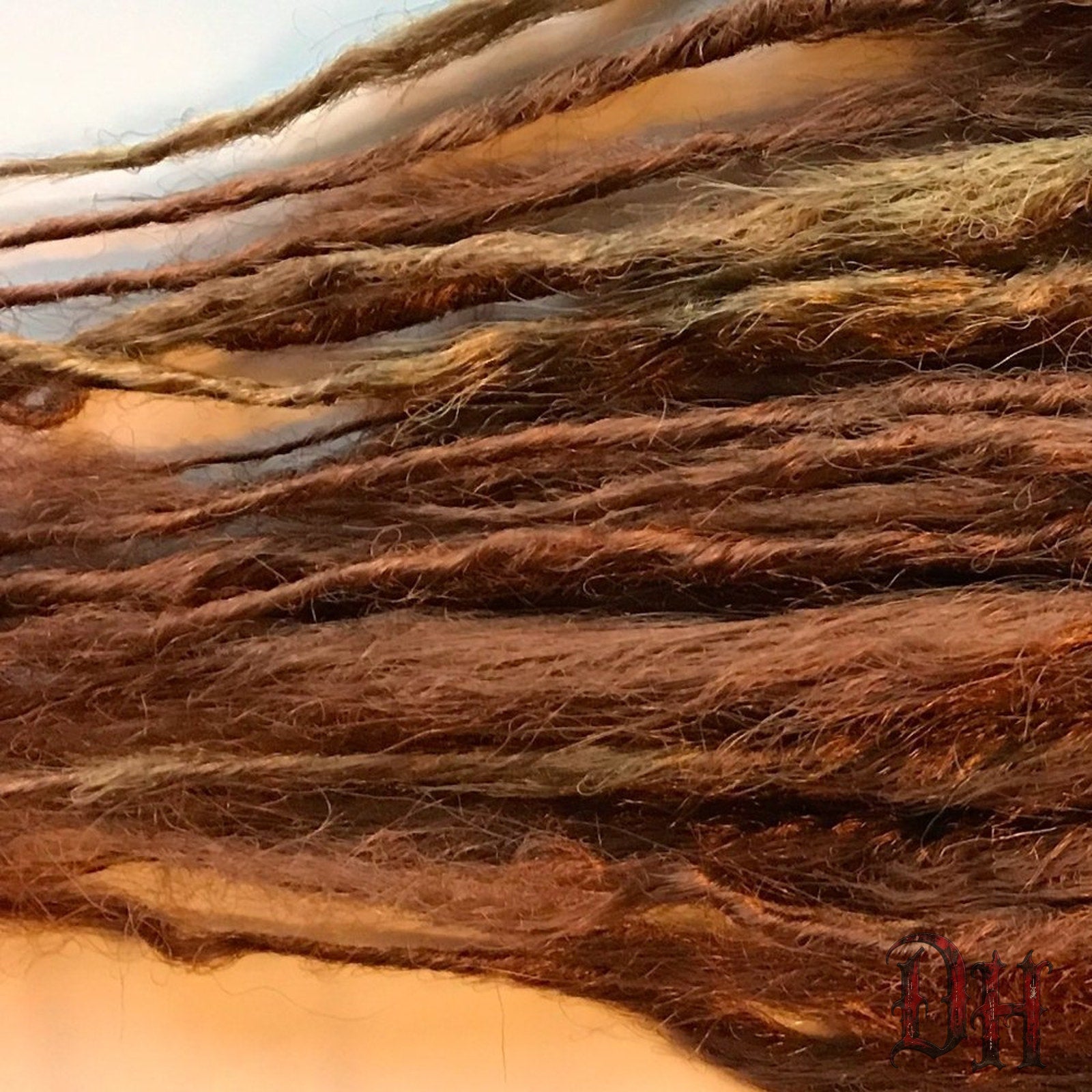 35 SE Single Ended Knotty Ombre Dreads Dreadlocks Hair Extensions