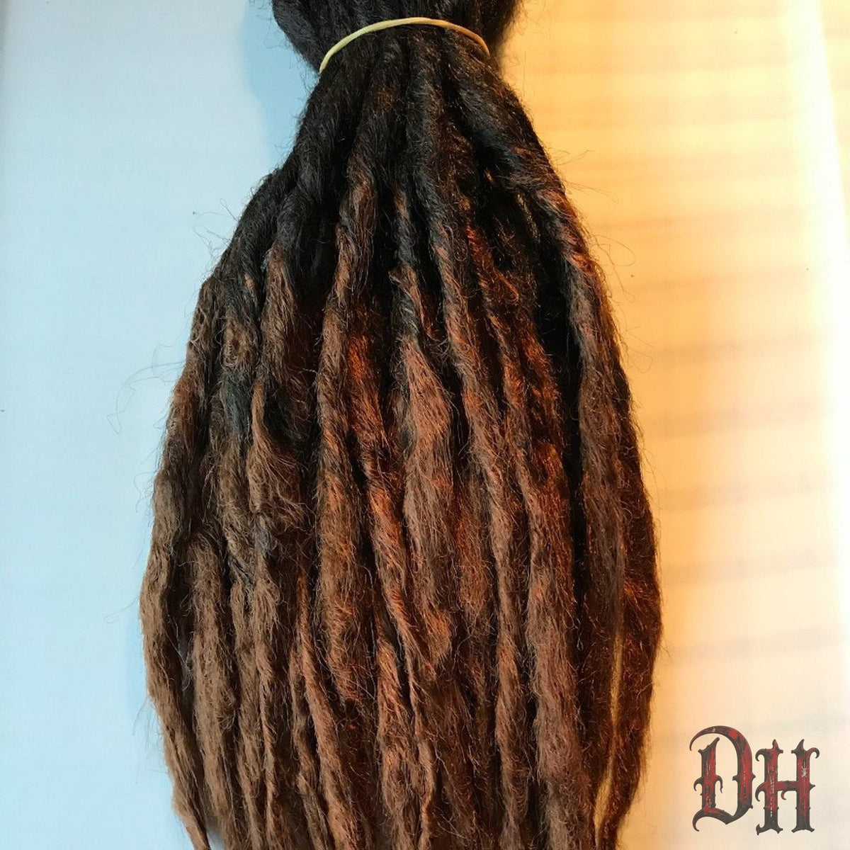 35 SE Single Ended Knotty Ombre Dreads Dreadlocks Hair Extensions