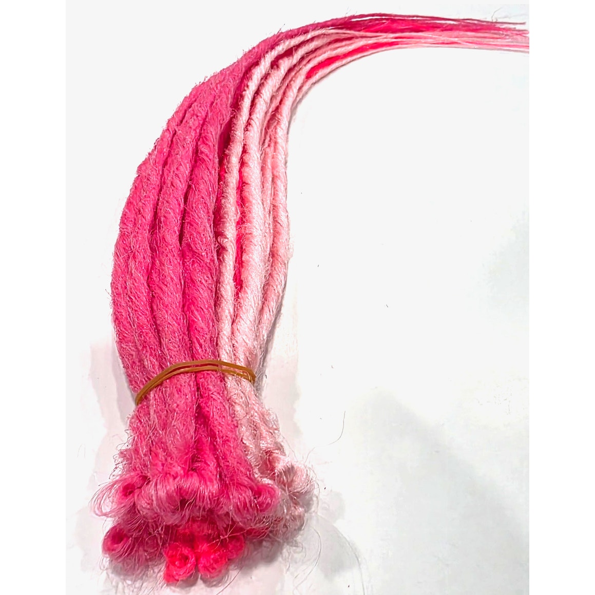 30 SE Single Ended Multi Pink Synthetic Dreads Dreadlock Hair Extensions