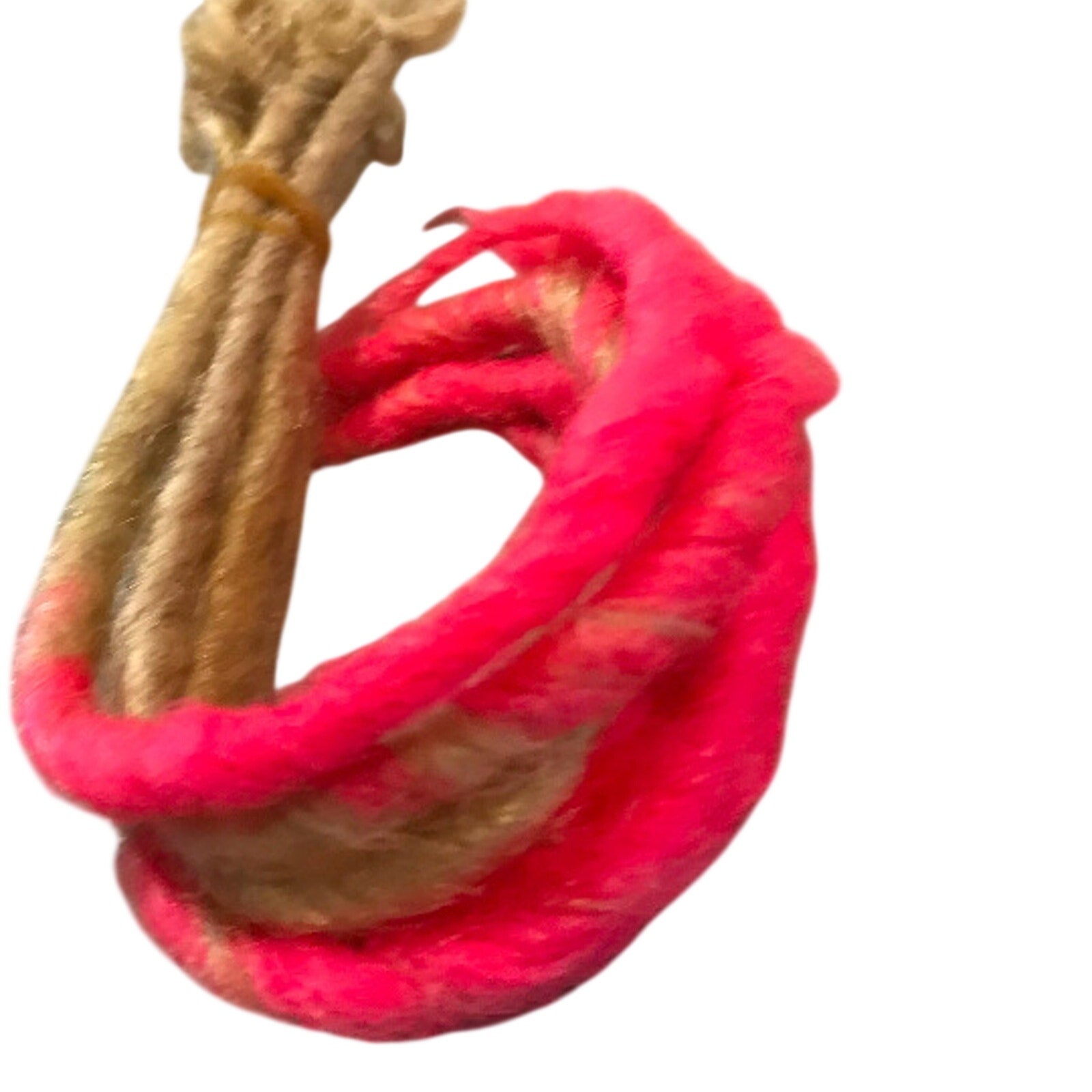 10 SE Single Ended Blonde Pink Ombre Transitional Dread Dreadlock Hair Extension