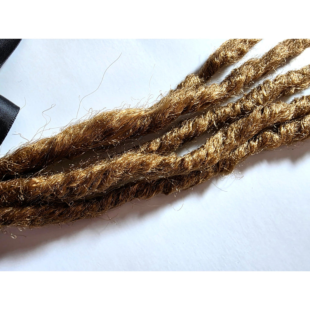 5 SE Single Ended Dark Blonde Synthetic Dreads Dreadlocks Hair Extensions Knotty