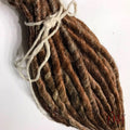 40 SE Single Ended Auburn Brown Dreads Dreadlocks Hair Extensions