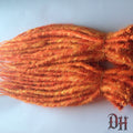 40 SE Single Ended Orange Dreads Dreadlocks Hair Extensions