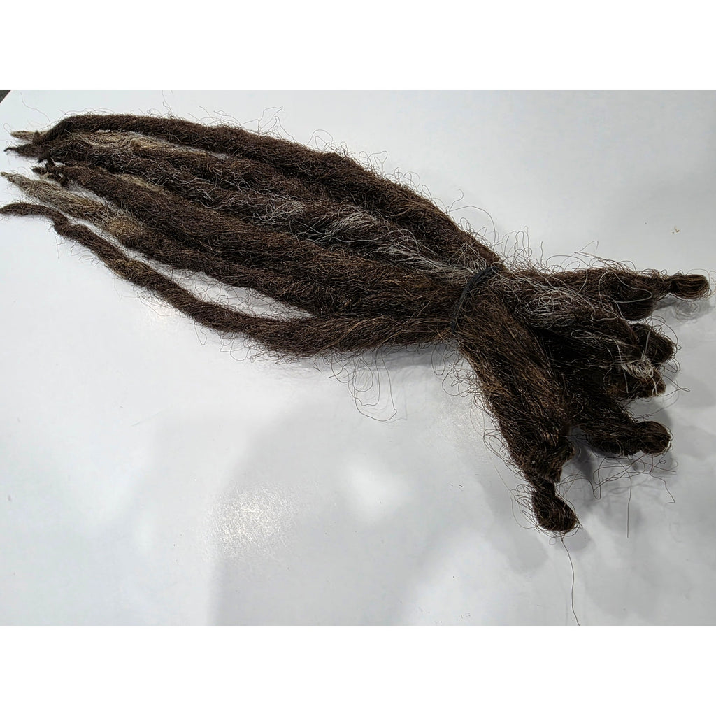 10 SE Single Ended Knotty Brown Blonde Synthetic Dread Dreadlock Hair Extensions