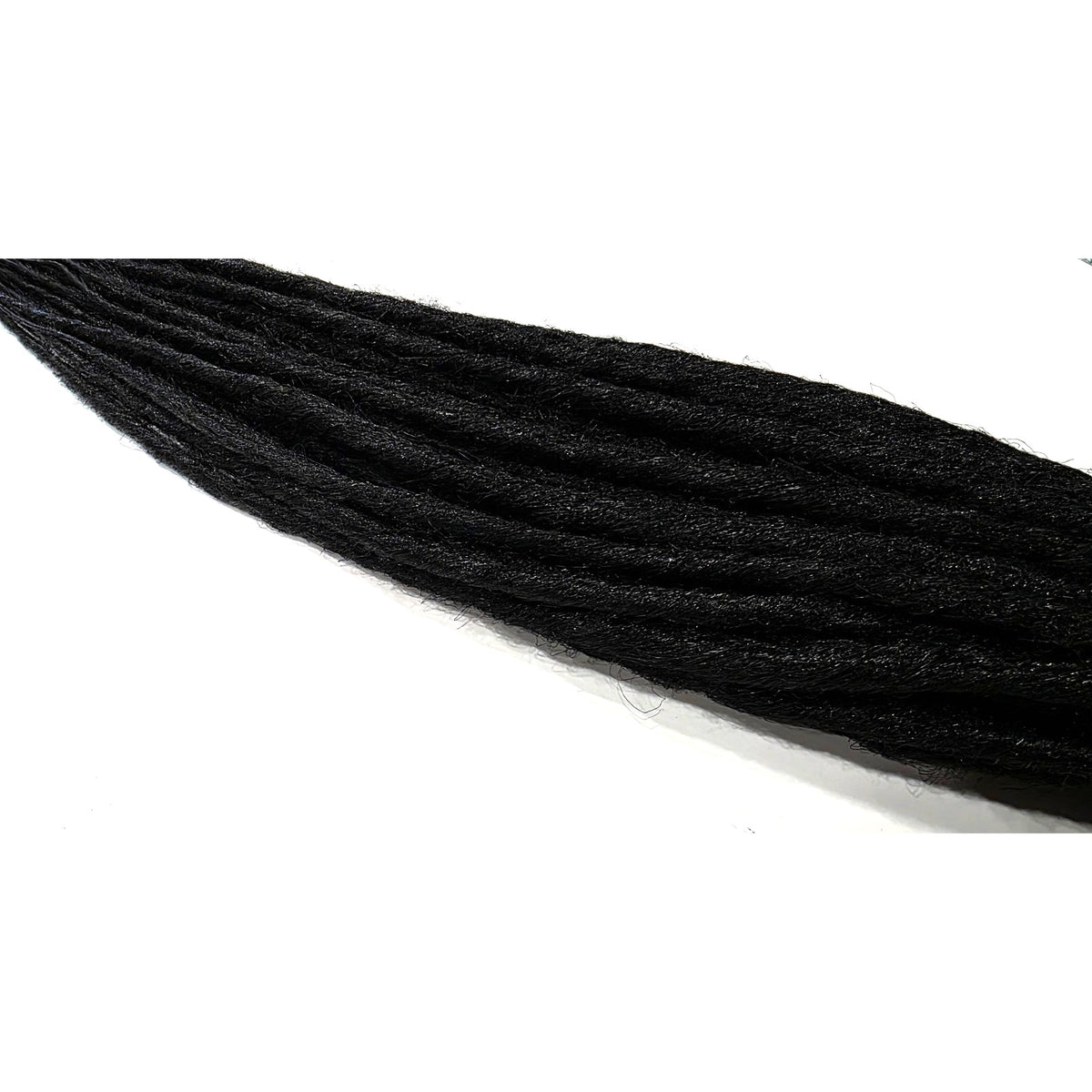 50 SE Single Ended Black #1 Synthetic Dreads Dreadlock Hair Extensions