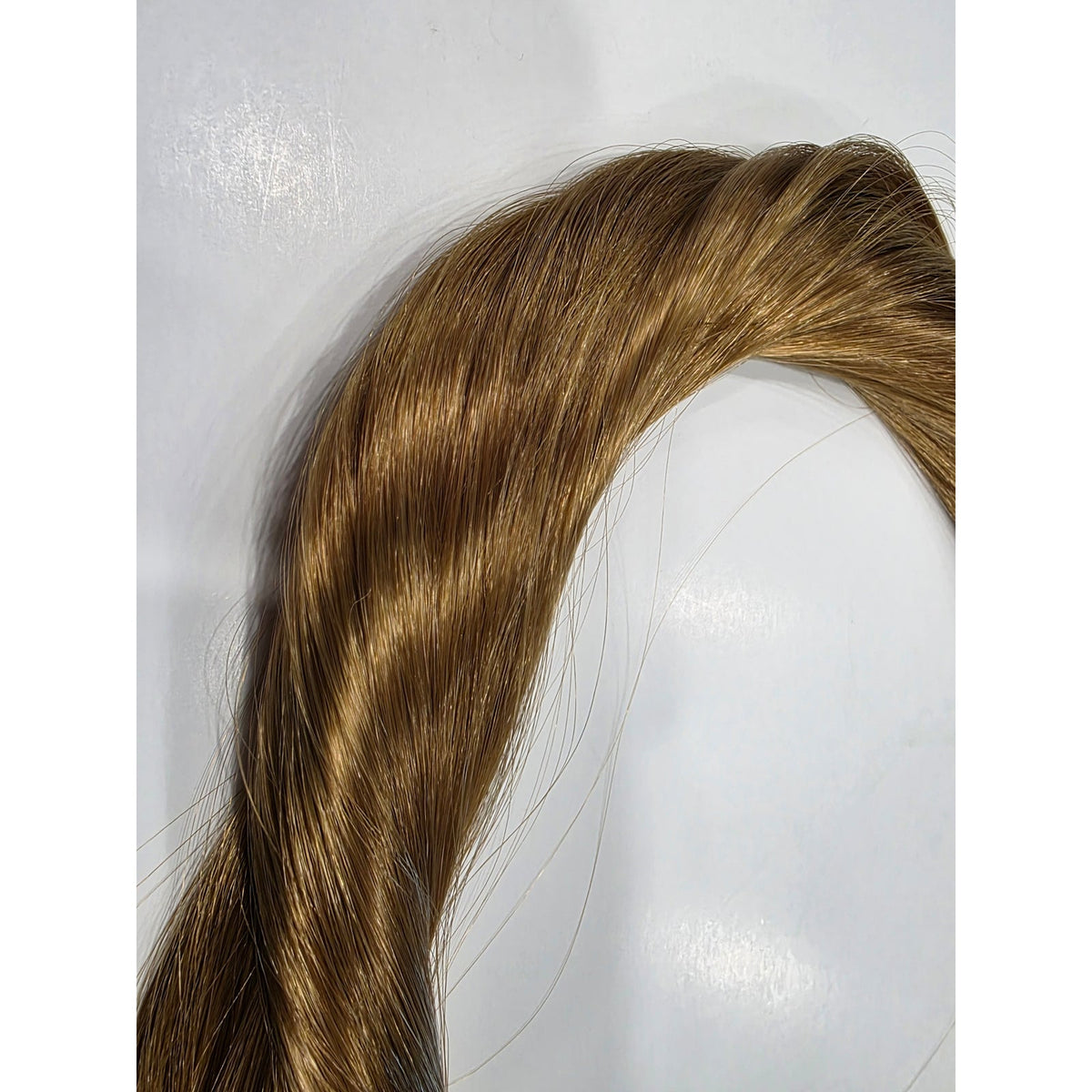 Dark golden blonde ponytail extension 24 inch, color 27 strawberry blonde hair fall