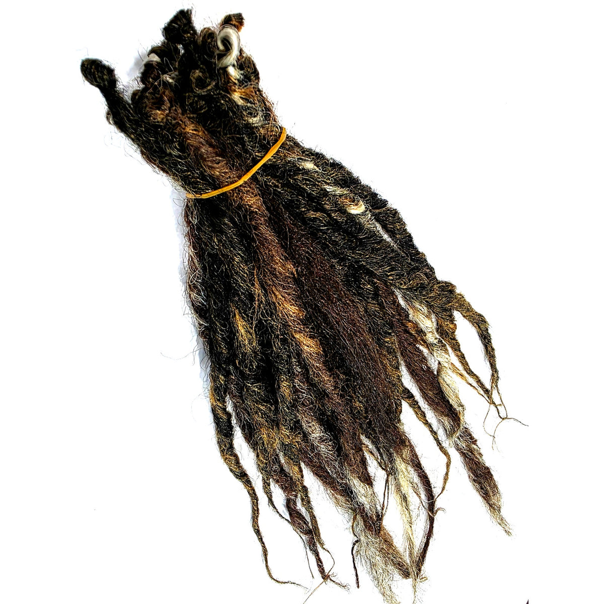35 SE Single Ended Thick Knotty Brown Blend Dreads Dreadlock Hair Extensions